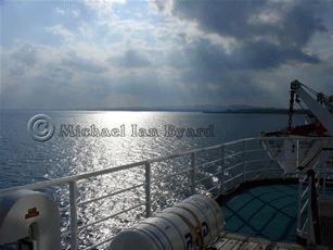 Nesebur sunset as we sailed